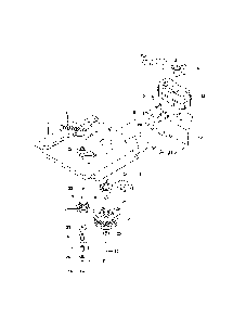 Engine plate Diagram and Parts List for 966659301  Husqvarna Lawn Mower