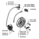 Part Location Diagram of 501769301 Husqvarna Cable