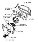 Page A Diagram and Parts List for 50 1985-02 Husqvarna Chainsaw