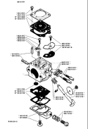 Page B Diagram and Parts List for 50 1985-02 Husqvarna Chainsaw