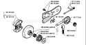 Page G Diagram and Parts List for 50 1985-02 Husqvarna Chainsaw