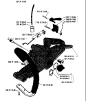 Page J Diagram and Parts List for 50 1987-06 Husqvarna Chainsaw