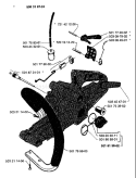 Page J Diagram and Parts List for 50 1988-03 Husqvarna Chainsaw