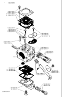 Page B Diagram and Parts List for 50 1988-03 Husqvarna Chainsaw
