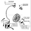 Page E Diagram and Parts List for 50 1988-03 Husqvarna Chainsaw