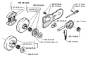 Page G Diagram and Parts List for 50 1988-03 Husqvarna Chainsaw