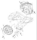 Page D Diagram and Parts List for 510CRT 510 CRT 954140067A -1998-02 Husqvarna Tiller