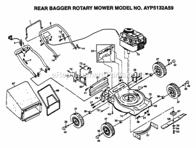 Part Location Diagram of 133088X479 Husqvarna Upper Handle