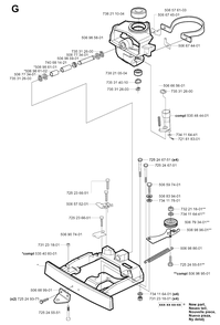 Chassis / Frame Diagram and Parts List for R11 (953519401)(2006-01) Husqvarna Lawn Tractor