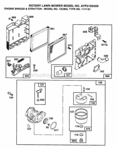 Part Location Diagram of 493537 Husqvarna Pre-Filter