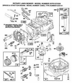 Part Location Diagram of 493387 Husqvarna Piston Assembly