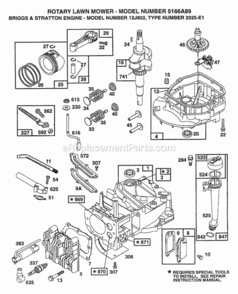 Part Location Diagram of 499433 Husqvarna Piston Assembly, Standard Size