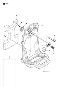 Part Location Diagram of 504146301 Husqvarna Decal