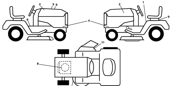 Part Location Diagram of 532431957 Husqvarna Decal, Replacement