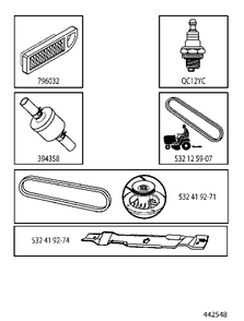 Part Location Diagram of 531029776 Husqvarna Spark Plug