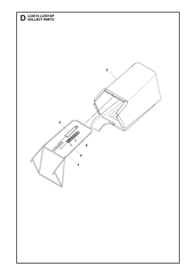 Bagger Diagram and Parts List for LC451S (967343101)(2020) Husqvarna Lawn Mower