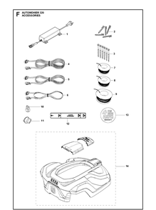 Part Location Diagram of 580433802 Husqvarna Cable