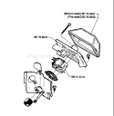 Page B Diagram and Parts List for 51 1991-10 Husqvarna Chainsaw