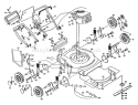 Page A Diagram and Parts List for 51DH51DE 51 D H51 DE 954071701 -1995-01 Husqvarna Lawn Mower