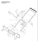 Part Location Diagram of 601001825 Husqvarna Brkt Half, Chute Crank