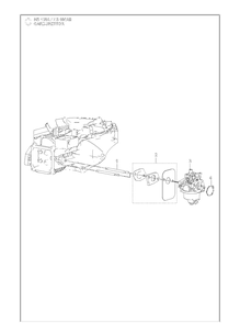Carburettor Diagram and Parts List for HS166AE (531451001)(599912501) Husqvarna Engine