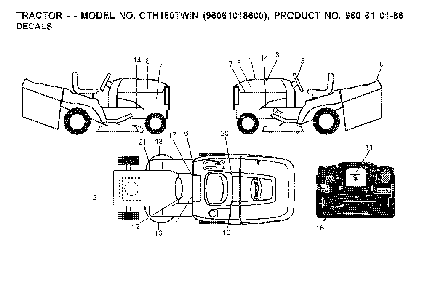 Part Location Diagram of 532409640 Husqvarna Decal