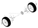 Part Location Diagram of 532429276 Husqvarna WHEEL ASSEMBLY Right Hand