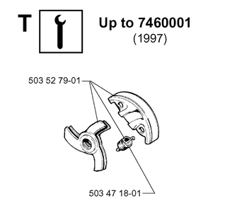 Service Updates 2 Diagram and Parts List for 272XP 19994500001-20070100000 Husqvarna Chainsaw