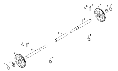 Drive 2 Diagram and Parts List for ST330 (97046970101)(2020-06) Husqvarna Snow Blower