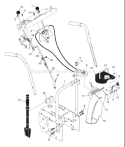 Page C Diagram and Parts List for 524S 524 S 96193000100 -2006-06 Husqvarna Snow Blower