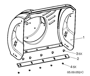 Auger Housing And Impeller 11 Diagram and Parts List for ST230  Husqvarna Snow Blower