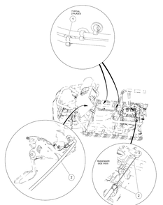 Accelerator Cable, Diesel Vehicles Diagram and Parts List for HUV4420G 2006-11 Husqvarna Lawn Tractor
