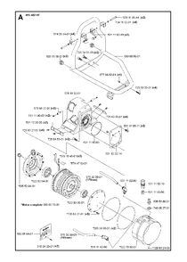 Housing Diagram and Parts List for WS482HF (00000001275 - 20134501536)(2012-07) Husqvarna Circular Saw