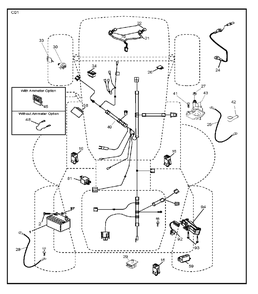 Electrical Diagram and Parts List for P200107HRB (960610178-05)(2011-08) Husqvarna Lawn Tractor