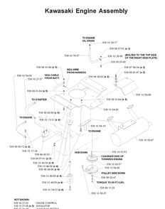 Engine Diagram and Parts List for LZ25 968999310 Husqvarna Lawn Mower