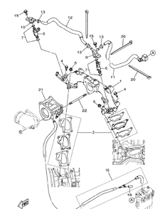 Part Location Diagram of 596843801 Husqvarna Injector