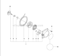 Starter Diagram and Parts List for 530BT 2012-10 Husqvarna Leaf Blower / Vacuum