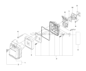 Part Location Diagram of 504115301 Husqvarna Air Filter