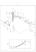 Handle  Controls Diagram and Parts List for 530BT 2012-10 Husqvarna Leaf Blower / Vacuum
