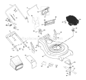 Page A Diagram and Parts List for 530RS 530 RS 954140072A -1999-03 Husqvarna Lawn Mower