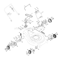 Page B Diagram and Parts List for 530RS 530 RS 954140072C -1999-06 Husqvarna Lawn Mower