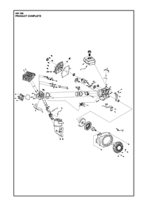 Complete Product Diagram and Parts List for HH196587981301 587981302, 587981303, 587981304 Husqvarna Engine