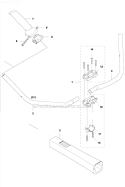Handle Diagram and Parts List for 533RS 2011-07 Husqvarna Brush Cutter
