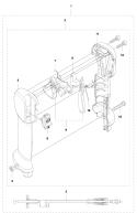 Throttle Controls Diagram and Parts List for 533RS 2011-07 Husqvarna Brush Cutter