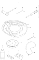 Accessories 2 Diagram and Parts List for 533RS 2011-07 Husqvarna Brush Cutter