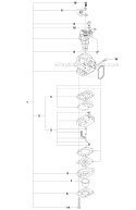 Carburetor Diagram and Parts List for 533RS 2011-07 Husqvarna Brush Cutter