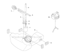 Fuel Tank Diagram and Parts List for 535FBX 2010-03 Husqvarna Brush Cutter