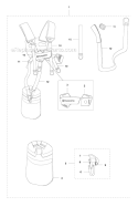 Harness Diagram and Parts List for 535RJ 2011-02 Husqvarna Brush Cutter