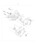 Crankcase Diagram and Parts List for 535RJ 2011-02 Husqvarna Brush Cutter