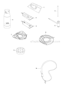 Accessories 1 Diagram and Parts List for 535RX 2011-02 Husqvarna Brush Cutter